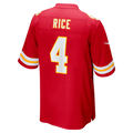 harde KC.Chiefs #4 Chiefs Rashee Rice Red Game Stitched Jerseys