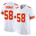 harde KC.Chiefs #58 Derrick Thomas Player White Vapor F.U.S.E. Limited Stitched Jerseys