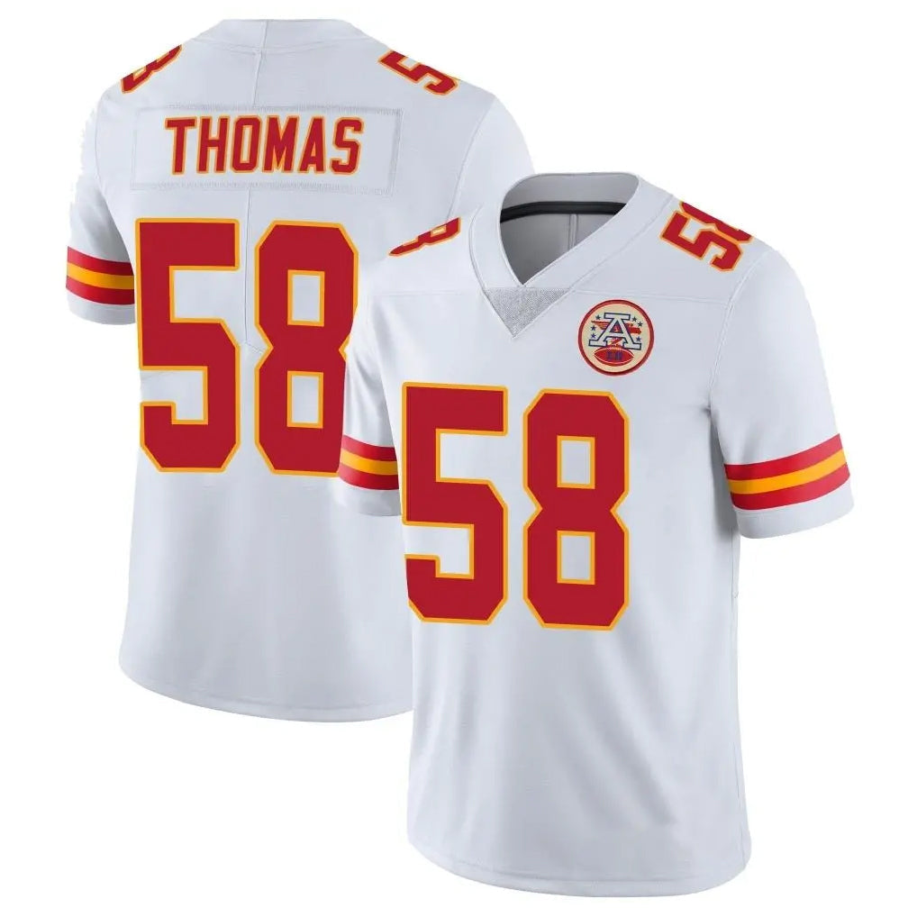 harde KC.Chiefs #58 Derrick Thomas White Limited Vapor Untouchable Home Game Stitched Jerseys