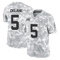 harde KC.Chiefs #5 Mansoor Delane Player Arctic Camo Salute To Service Limited Game Stitched Jerseys