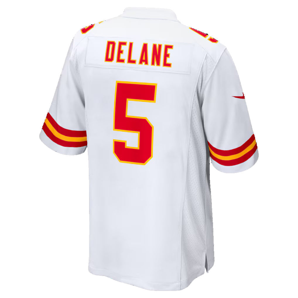 harde KC.Chiefs #5 Mansoor Delane White Game Stitched Jerseys