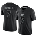 harde KC.Chiefs #7 Harrison Butker Player Black RFLCTV Limited Stitched Jerseys
