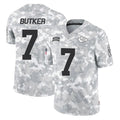 harde KC.Chiefs #7 Harrison Butker Player Limited Arctic Camo Salute to Service Stitched Jerseys