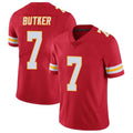 harde KC.Chiefs #7 Harrison Butker Player Red Vapor Limited Stitched Jerseys
