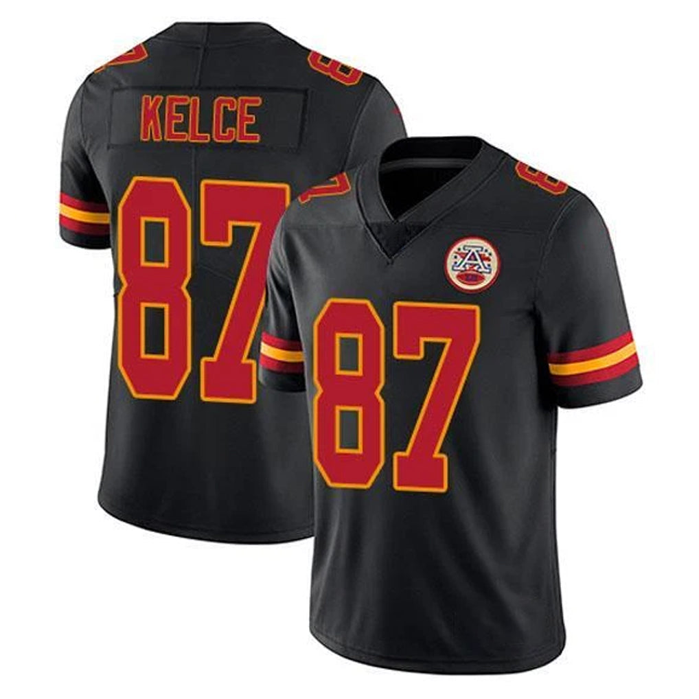 harde KC.Chiefs #87 Travis Kelce Player Black Limited Vapor Untouchable Home Game Stitched Jerseys