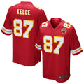 harde KC.Chiefs #87 Travis Kelce Player Red Team Color Game Stitched Jerseys