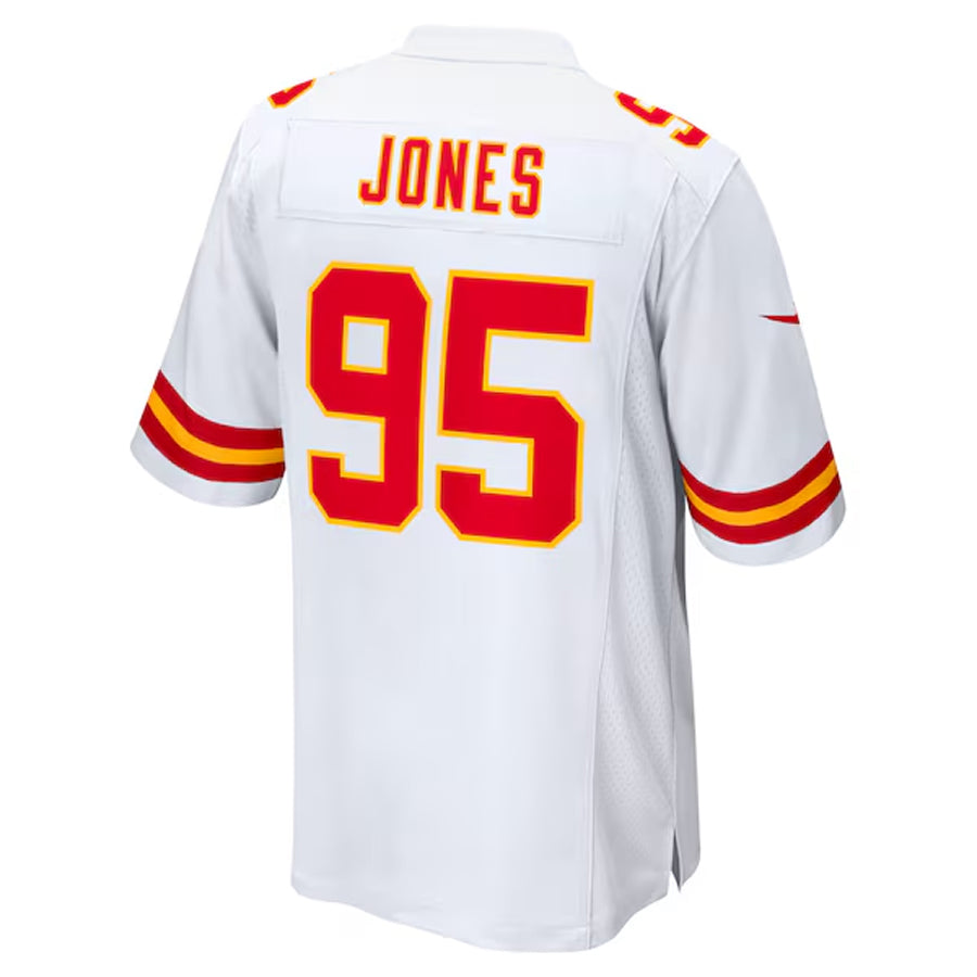 harde KC.Chiefs #95 Chris Jones Player White Home Game Stitched Jerseys