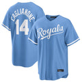 harde KC.Royals #14 Jac Caglianone Player Light Blue Home Game Stitched Jerseys