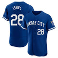 harde KC.Royals #28 Kyle Isbel Player Royal City Connect Limited Elite Home Game Stitched Jerseys