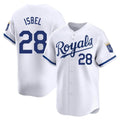 harde KC.Royals #28 Kyle Isbel Player White Alt Limited Home Stitched Jerseys