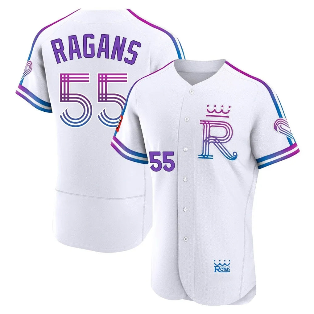 harde KC.Royals #55 Cole Ragans Player White 2026 City Connect Limited Elite Home Stitched Jerseys
