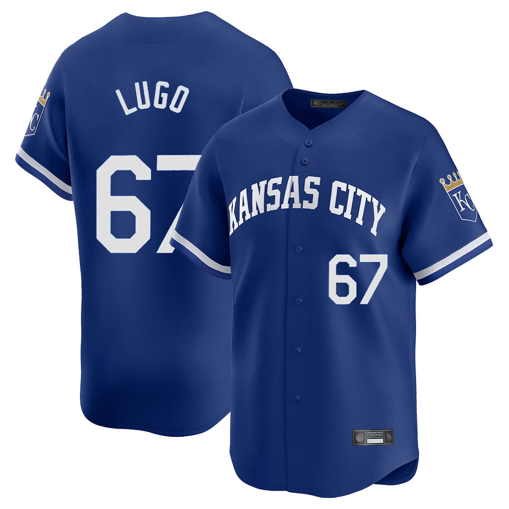 harde KC.Royals #67 Seth Lugo Player Royal Limited Home Stitched Jerseys