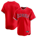 harde LA.Angels Red Home Limited Blank Player Stitched Jerseys