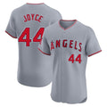 harde LA.Angels #44 Ben Joyce Player Gray Home Limited Elite Stitched Jerseys