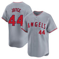 harde LA.Angels #44 Ben Joyce Player Gray Home Limited Stitched Jerseys