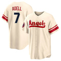 harde LA.Angels #7 Jo Adell Player Cream City Connect Home Stitched Jerseys