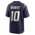 harde LA.Chargers #10 Justin Herbert Player Navy Home Game Stitched Jerseys
