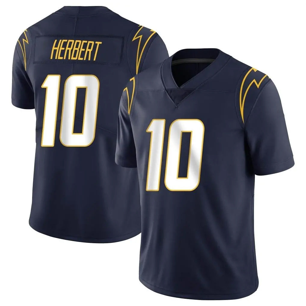 harde LA.Chargers #10 Justin Herbert Player Navy Limited Vapor Untouchable Home Game Stitched Jerseys