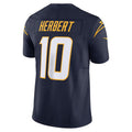 harde LA.Chargers #10 Justin Herbert Player Navy Vapor F.U.S.E. Limited Stitched Jerseys