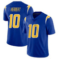 harde LA.Chargers #10 Justin Herbert Player Royal Limited Vapor Home Game Stitched Jerseys