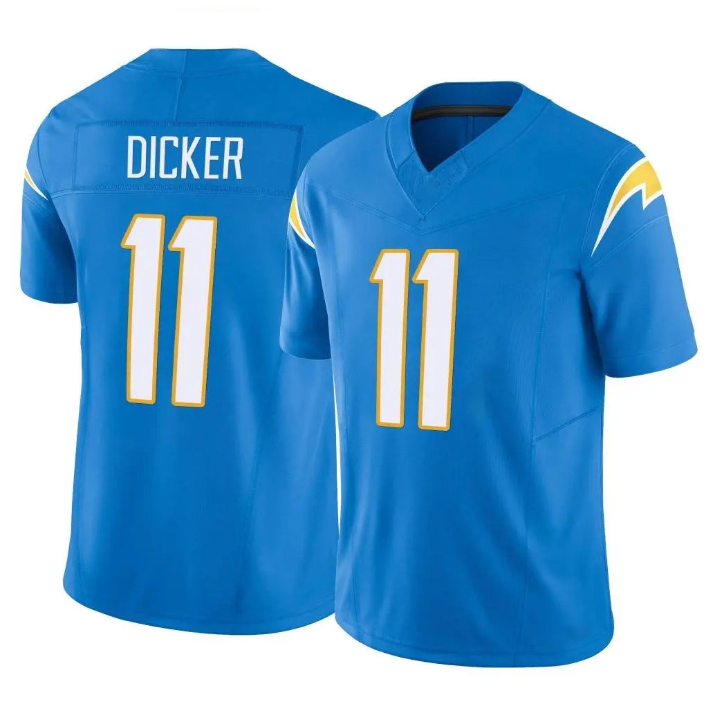 harde LA.Chargers #11 Cameron Dicker Player Blue Limited Vapor F.U.S.E. Home Game Stitched Jerseys