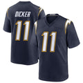 harde LA.Chargers #11 Cameron Dicker Player Navy Alternate Home Game Stitched Jerseys