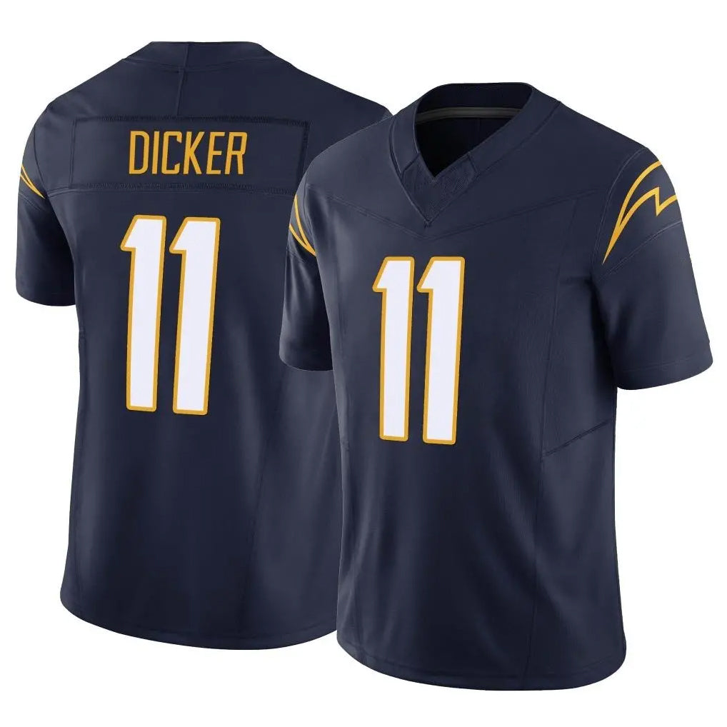 harde LA.Chargers #11 Cameron Dicker Player Navy Limited Vapor F.U.S.E. Home Game Stitched Jerseys
