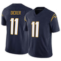 harde LA.Chargers #11 Cameron Dicker Player Navy Limited Vapor F.U.S.E. Home Game Stitched Jerseys