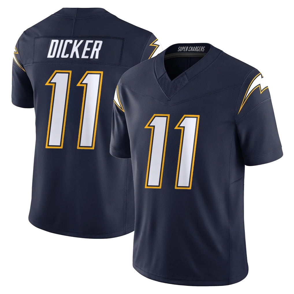 harde LA.Chargers #11 Cameron Dicker Player Navy Vapor F.U.S.E. Limited Home Game Stitched Jerseys