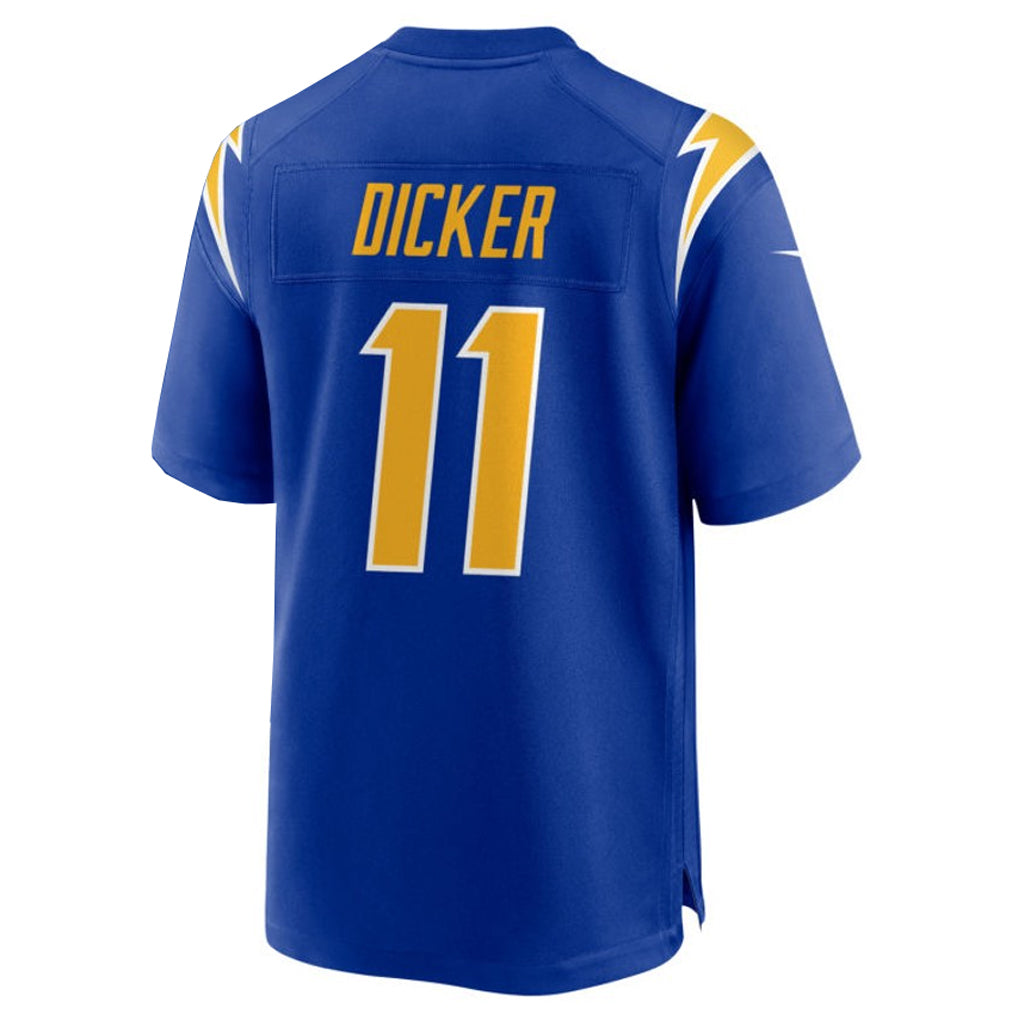 harde LA.Chargers #11 Cameron Dicker Player Royal Home Game Stitched Jerseys