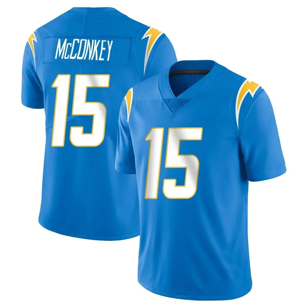harde LA.Chargers #15 Ladd McConkey Player Blue Limited Vapor Untouchable Home Game Stitched Jerseys