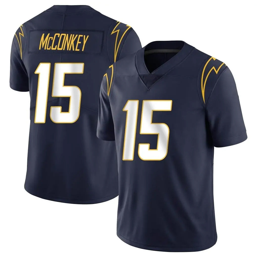 harde LA.Chargers #15 Ladd McConkey Player Navy Limited Vapor Untouchable Home Game Stitched Jerseys