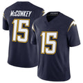 harde LA.Chargers #15 Ladd McConkey Player Navy Vapor F.U.S.E. Limited Home Game Stitched Jerseys