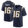 harde LA.Chargers #16 J.K. Scott Player Navy Alternate Home Game Stitched Jerseys