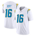 harde LA.Chargers #16 J.K. Scott Player White Limited Vapor Untouchable Home Game Stitched Jerseys