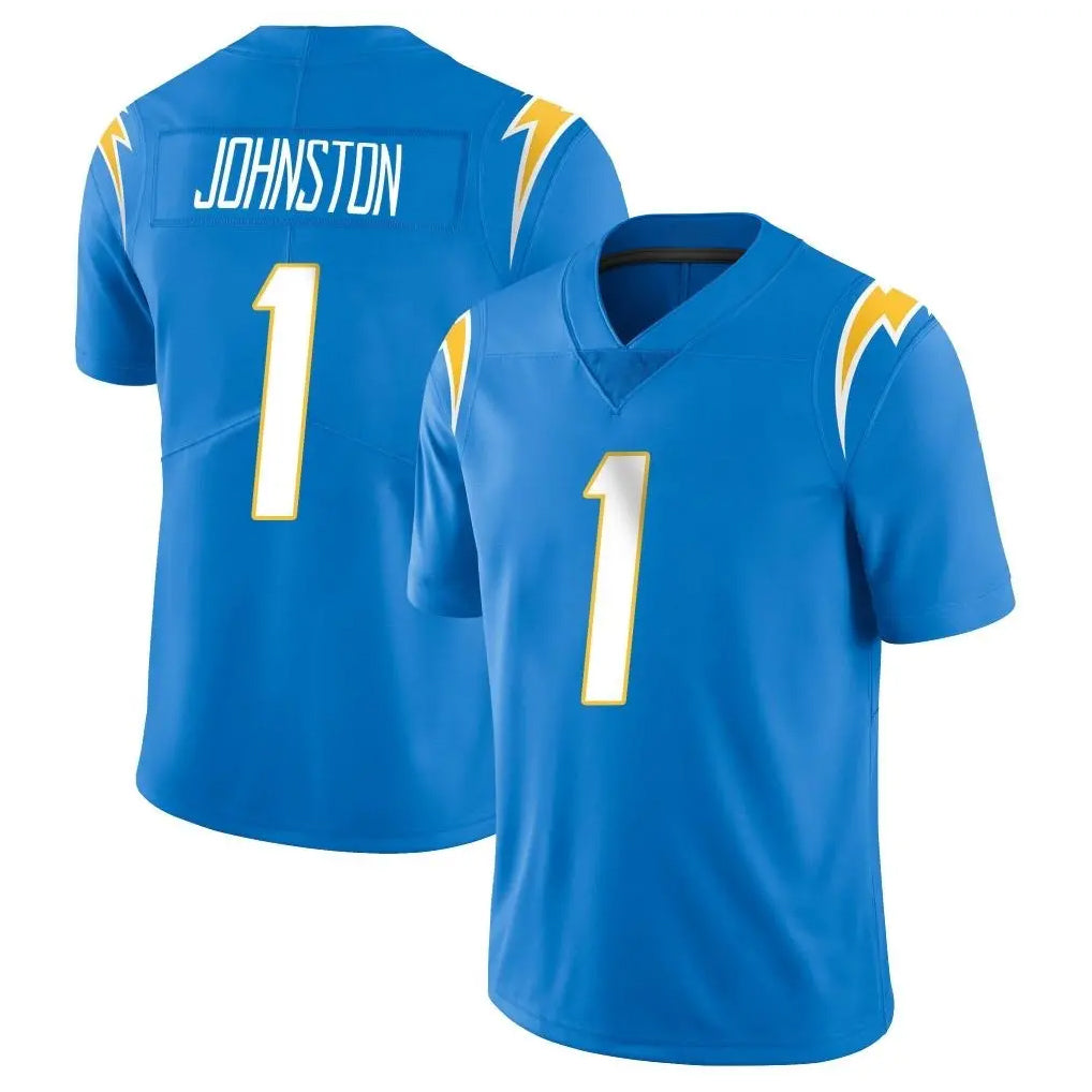 harde LA.Chargers #1 Quentin Johnston Player Blue Limited Vapor Untouchable Home Game Stitched Jerseys