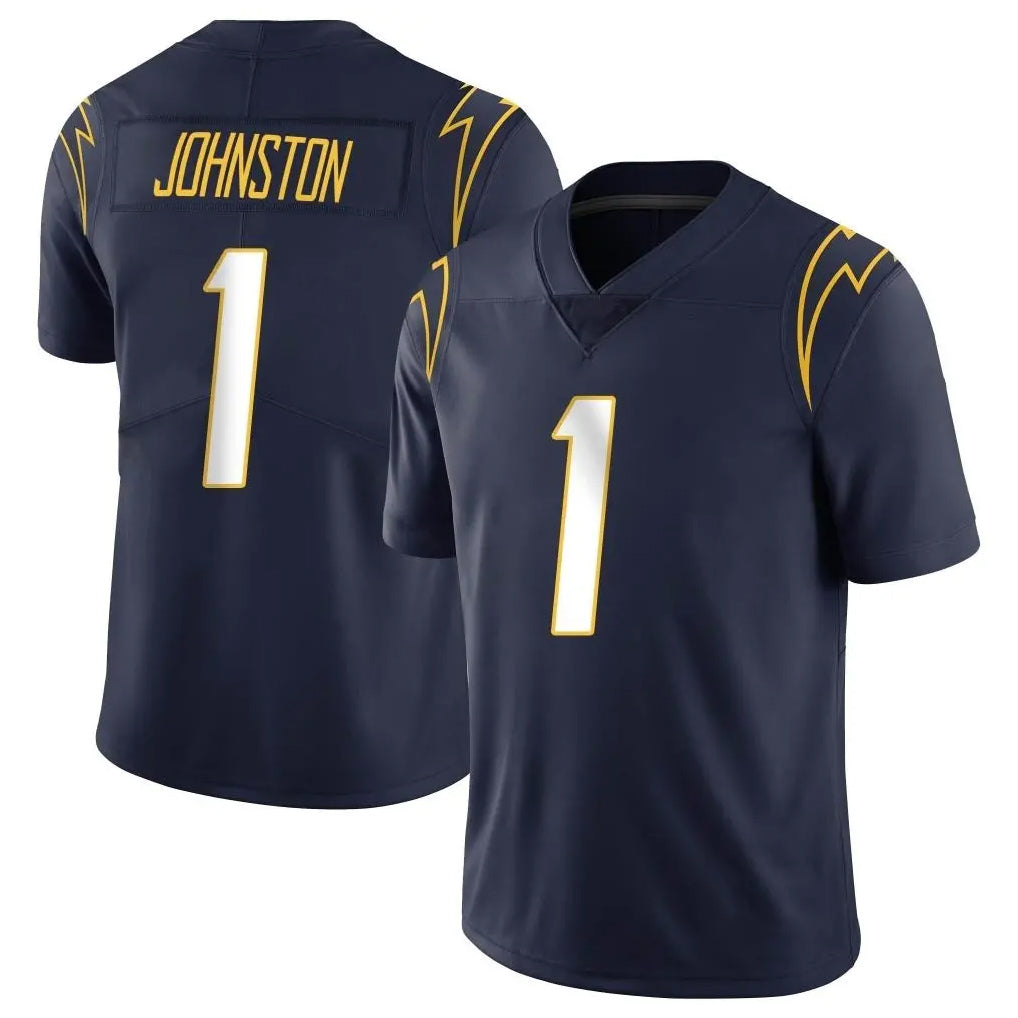 harde LA.Chargers #1 Quentin Johnston Player Navy Limited Vapor Untouchable Home Game Stitched Jerseys