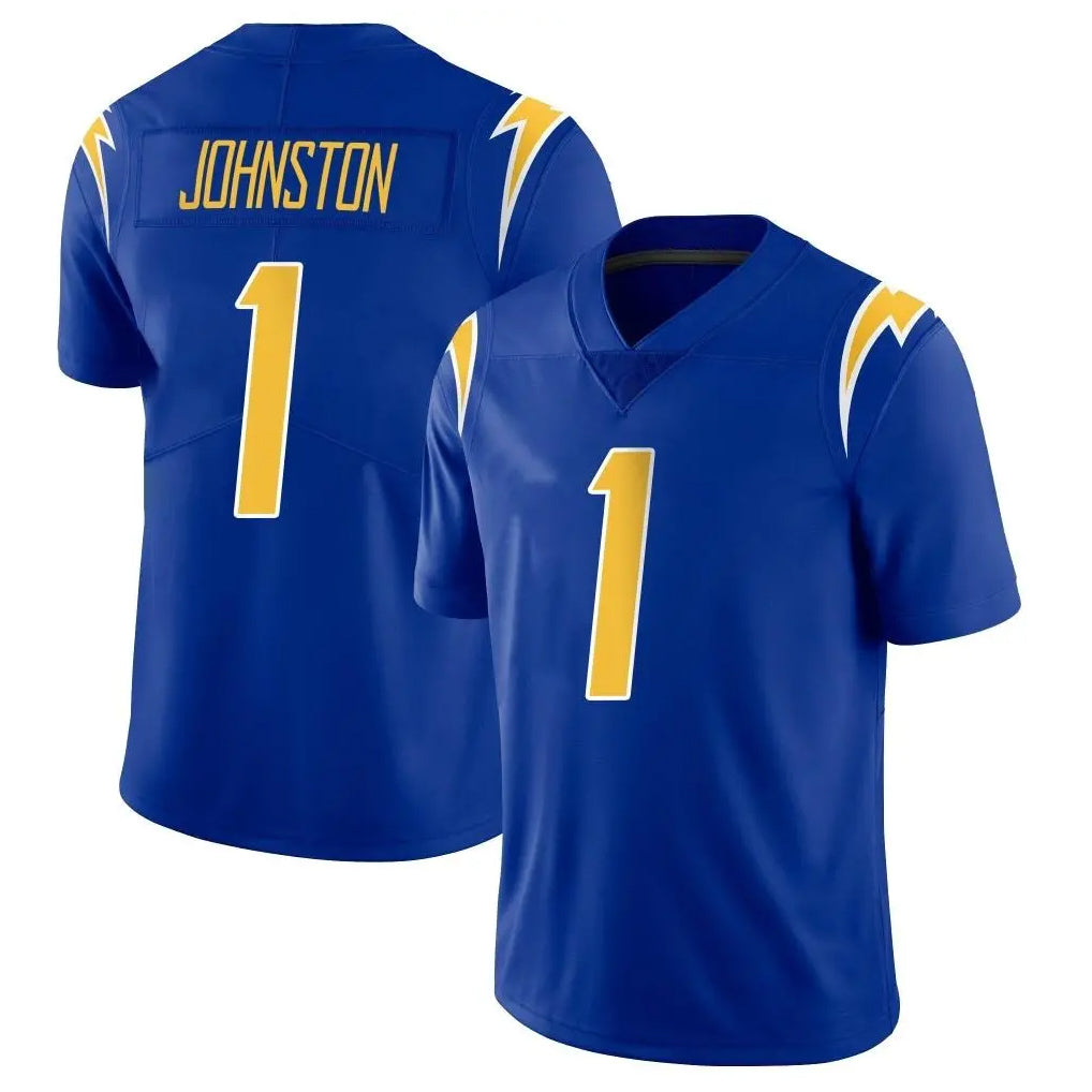 harde LA.Chargers #1 Quentin Johnston Player Royal Limited Vapor Home Game Stitched Jerseys