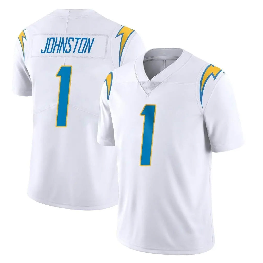 harde LA.Chargers #1 Quentin Johnston Player White Limited Vapor Untouchable Home Game Stitched Jerseys