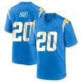 harde LA.Chargers #20 Cam Hart Player Blue Home Game Stitched Jerseys