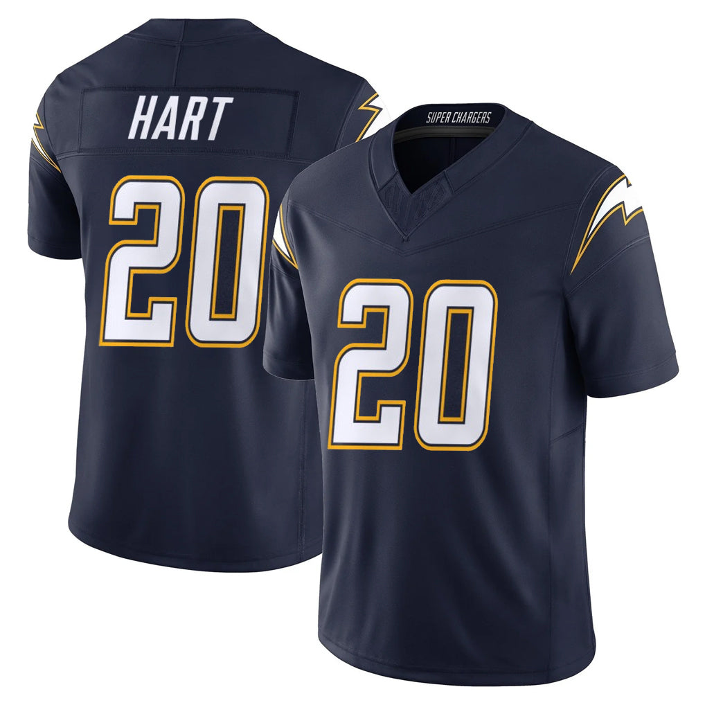 harde LA.Chargers #20 Cam Hart Player Navy Vapor F.U.S.E. Limited Home Game Stitched Jerseys