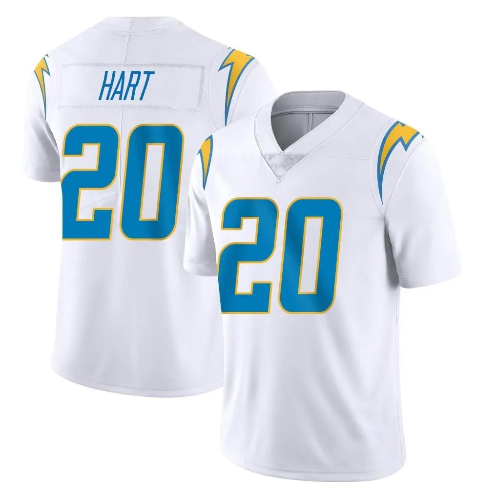 harde LA.Chargers #20 Cam Hart Player White Limited Vapor Untouchable Home Game Stitched Jerseys
