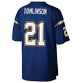 harde LA.Chargers #21 LaDainian Tomlinson Mitchell & Ness Navy Retired Player Legacy Replica Jersey Stitched Jerseys