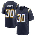 harde LA.Chargers #30 Alec Ingold Player Navy Alternate Home Game Stitched Jerseys