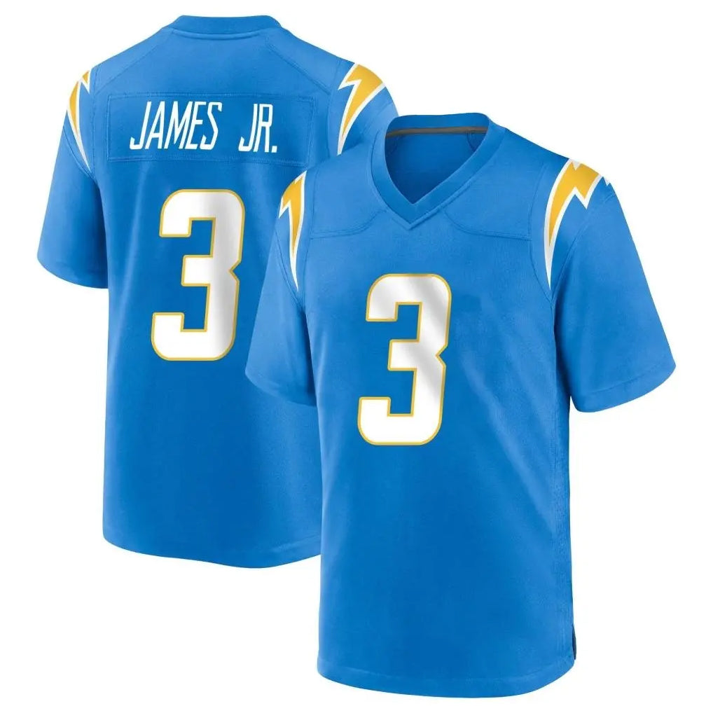 harde LA.Chargers #3 Derwin James Jr. Player Blue Home Game Stitched Jerseys