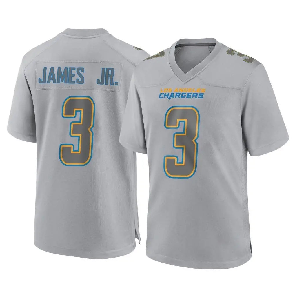 harde LA.Chargers #3 Derwin James Jr. Player Gray Atmosphere Fashion Home Game Stitched Jerseys