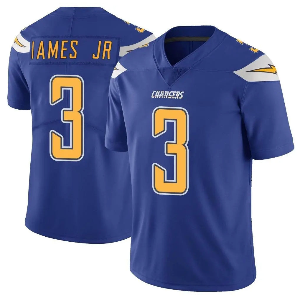 harde LA.Chargers #3 Derwin James Jr. Player Royal Limited Color Rush Vapor Untouchable Home Game Stitched Jerseys