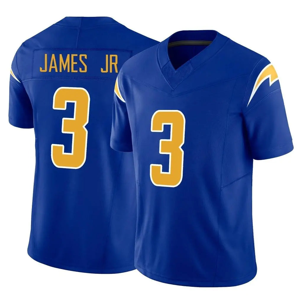 harde LA.Chargers #3 Derwin James Jr. Player Royal Limited Vapor F.U.S.E. Home Game Stitched Jerseys