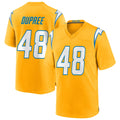 harde LA.Chargers #48 Bud Dupree Player Gold Home Game Stitched Jerseys