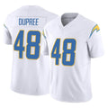 harde LA.Chargers #48 Bud Dupree Player White Limited Vapor F.U.S.E. Home Game Stitched Jerseys